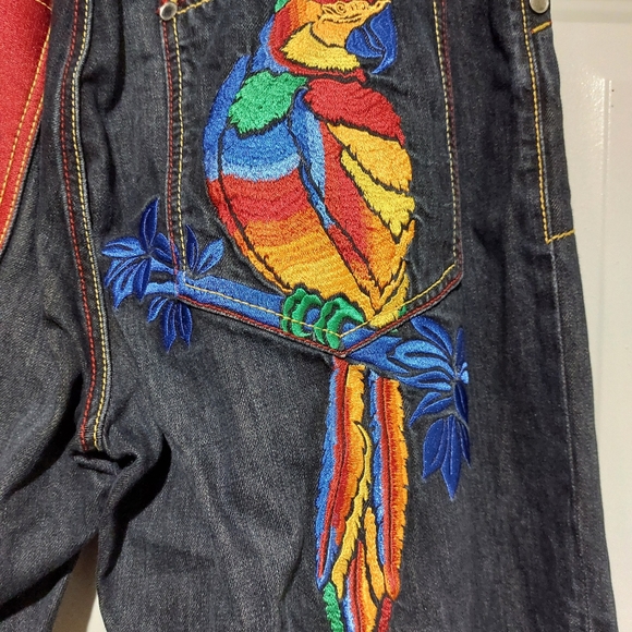 COOGI ARTSY EMBROIDERED MENS DARK WASH JEANS EUC!! - Picture 11 of 15